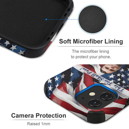 Charlie Kirk Memorial, Microfiber Phone Cases iPhone 12