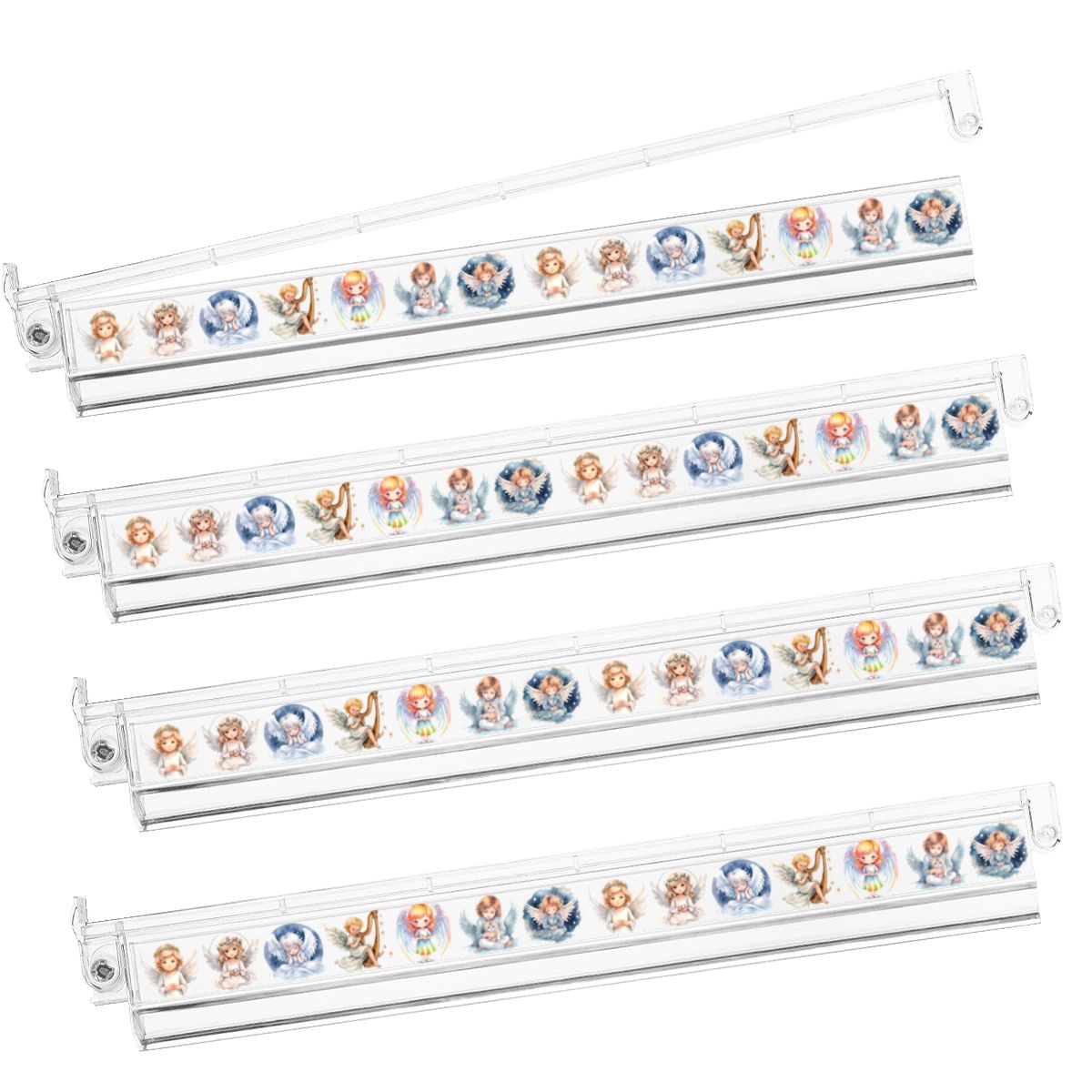 Fairy / Angel Designs, 4 Artistic Mahjong Tile Pusher Racks