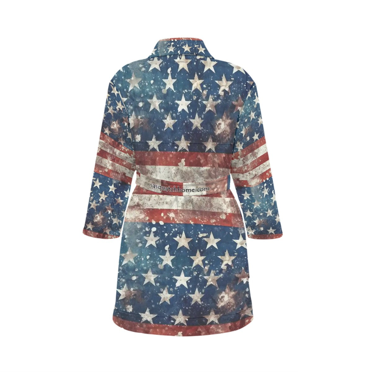 Donald Trump Cartoon Themed, Women’s Bath Robe 33.5” Long