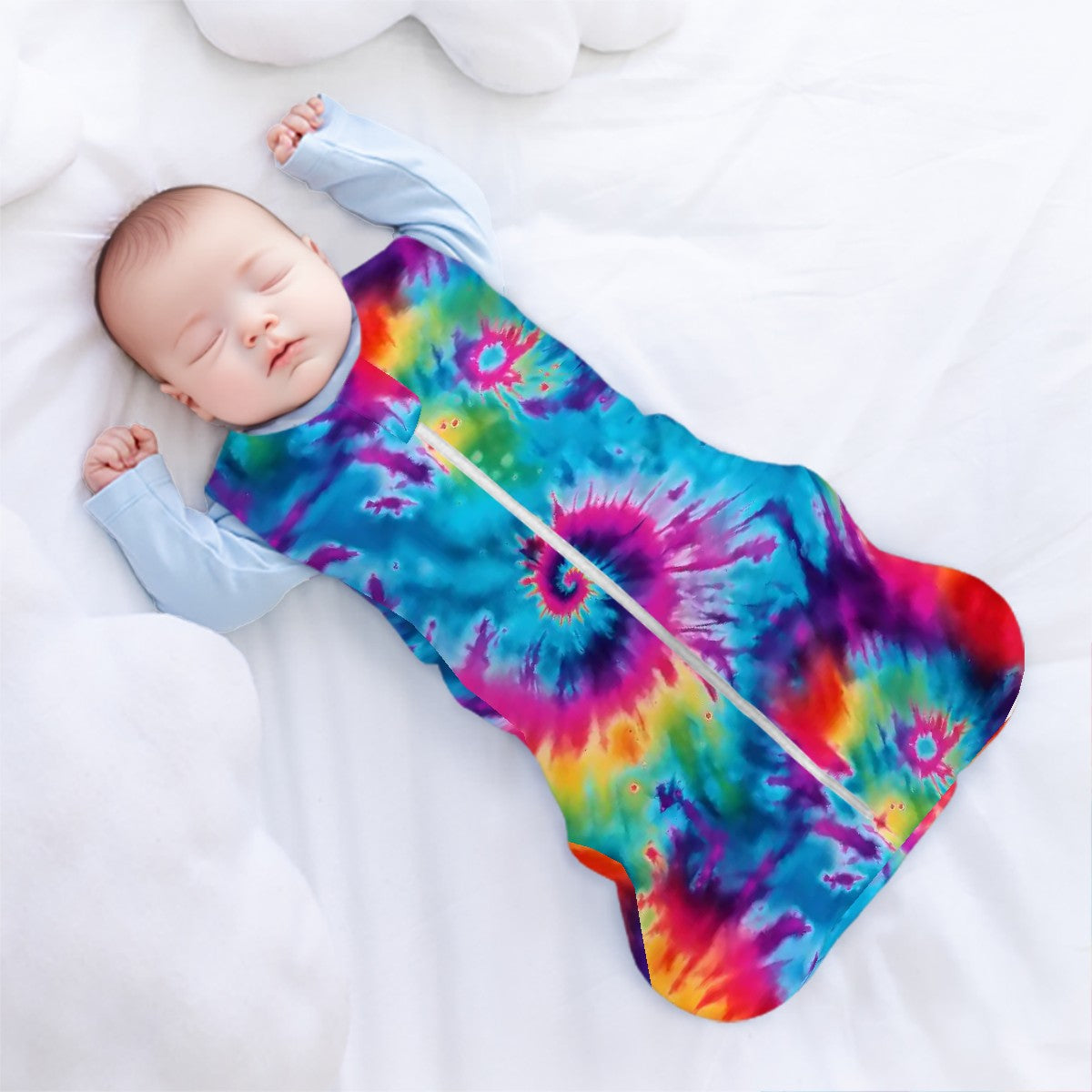 Sleeveless Baby Sleep Sack - TIE Dye Collections - 19 Designs, tie dye sleep bag, hippie baby sleep bag