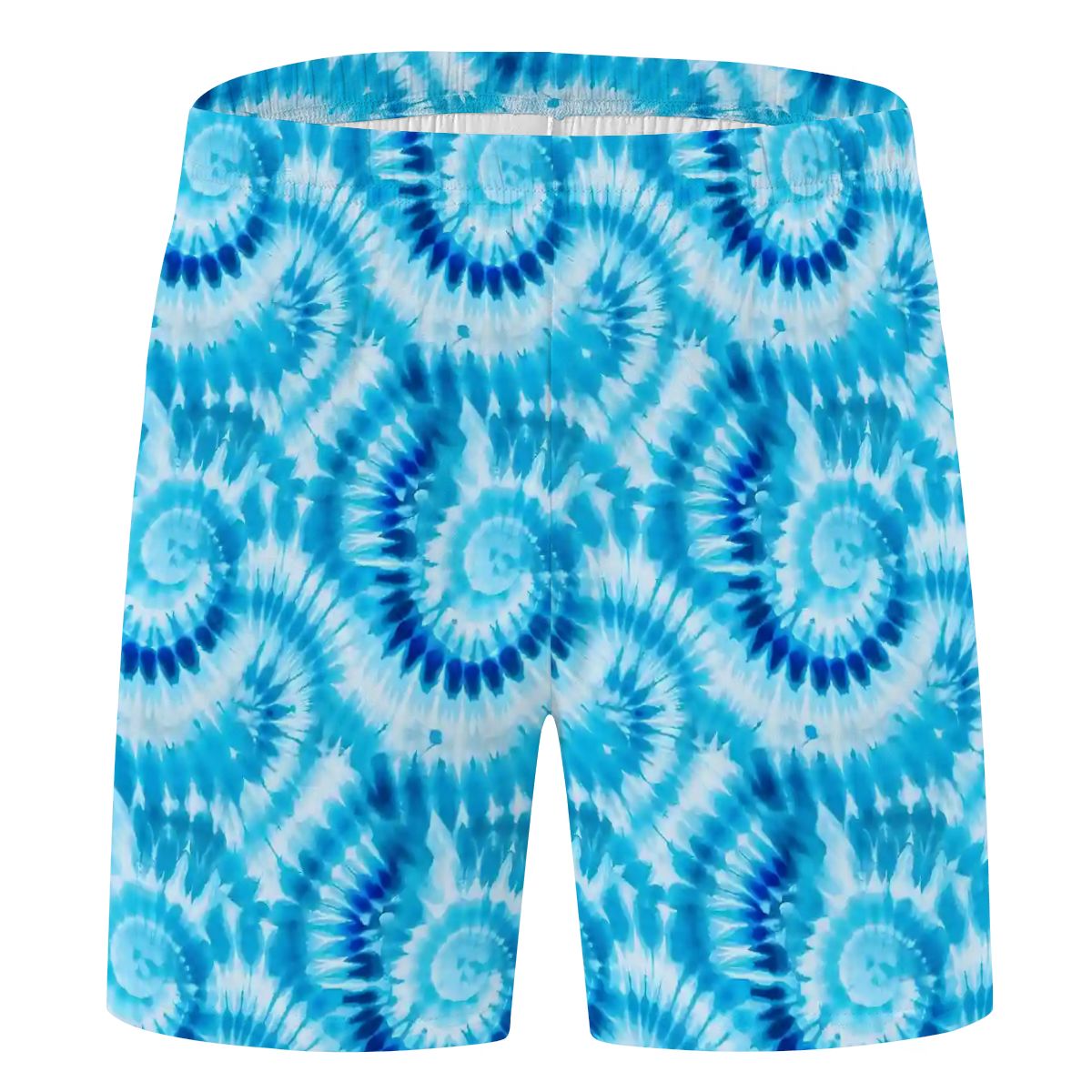 10 Tie Dye Designs, Men’s Polyester, pocketed, pajama Shorts