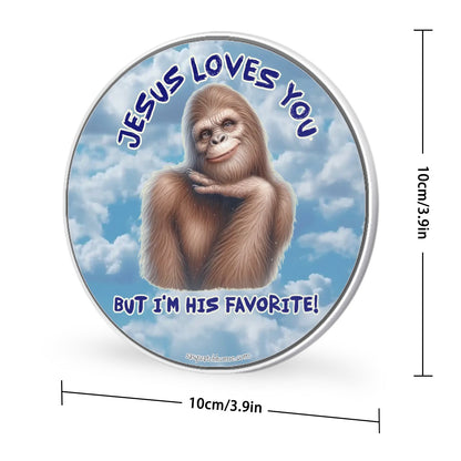 "Jesus Loves You..." Wireless Charger, Bigfoot, Sasquatch