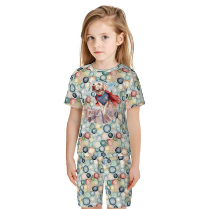 Super Dog, Children’s 2 Piece Short Pajama Set