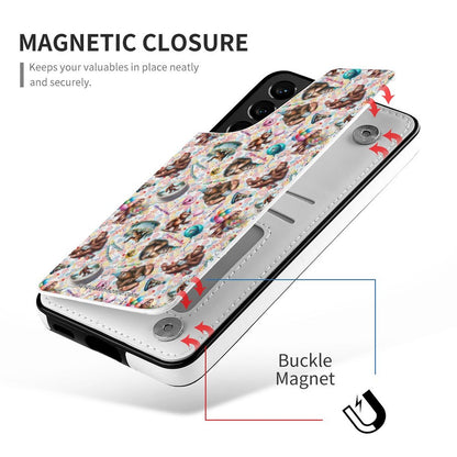 Bigfoot, Sasquatch Designs, Samsung  S21 Ultra, Phone Case / Flip Cover Wallet