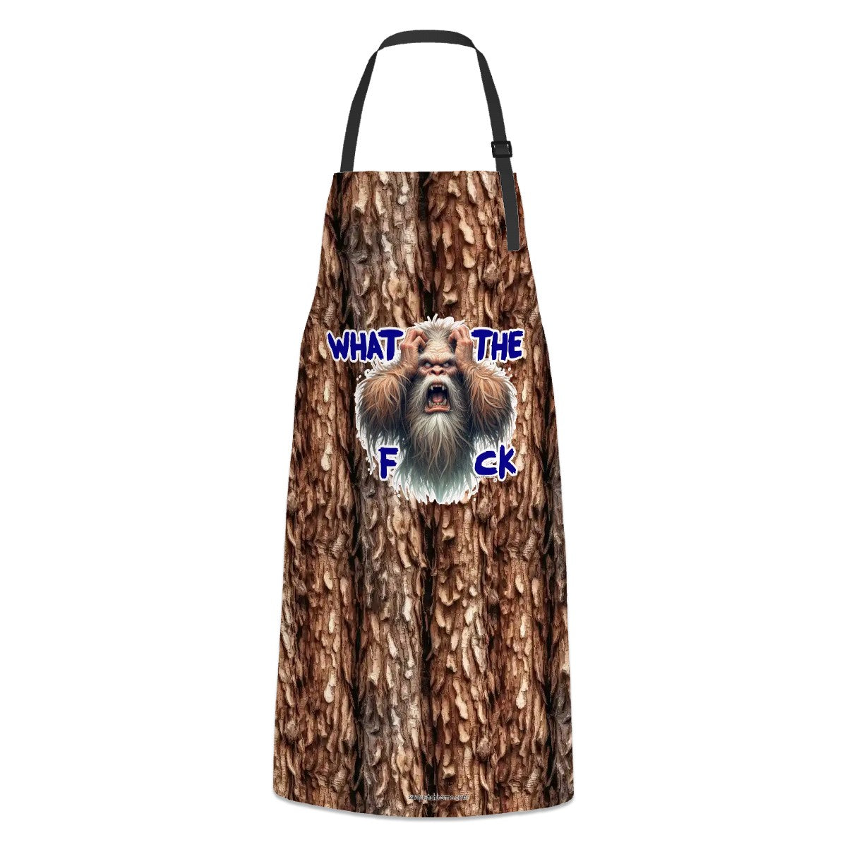 Bigfoot, Sasquatch "What The F_ck", Waterproof Apron with Pockets