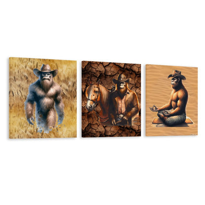 Canvas Wall Art -16”x 20” (x3) - Made In USA