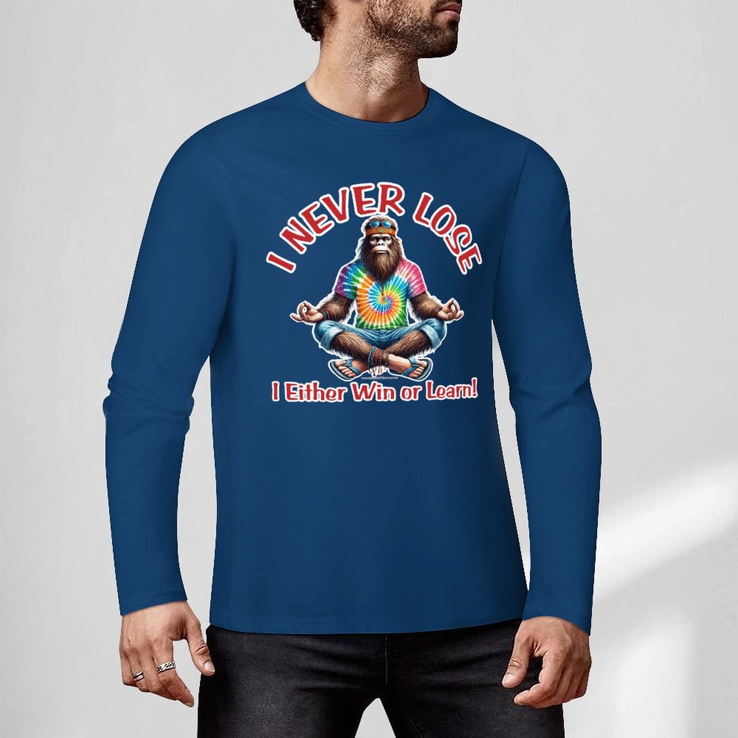 Bigfoot - Sasquatch Cotton Unisex Long Sleeve T-shirt