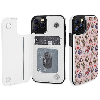 iPhone 12 Series Cell / Mobile phone Flip wallet case - 20 Bigfoot Sasquatch Designs