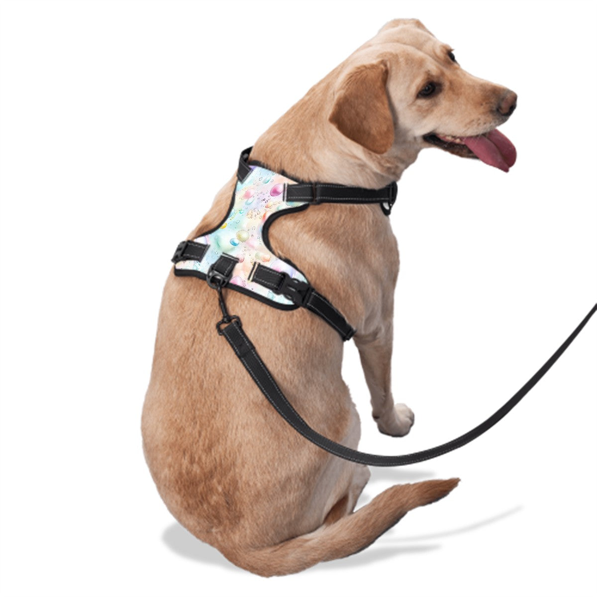 Bigfoot, Sasquatch Dancing Bubbles, Oxford Fabric Dog Harness