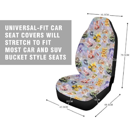 6 Fairy Designs, Set of 3 Auto Seat Covers