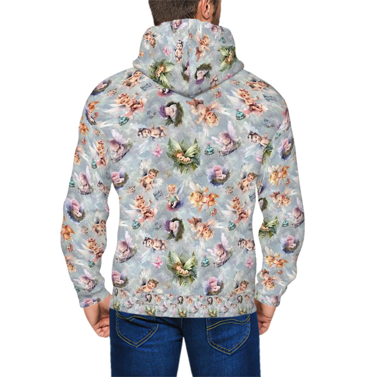 6 Fairy Designs Adult Zip Up Hoodie