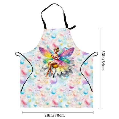 Bubbles & Fairy Waterproof Apron with Pockets