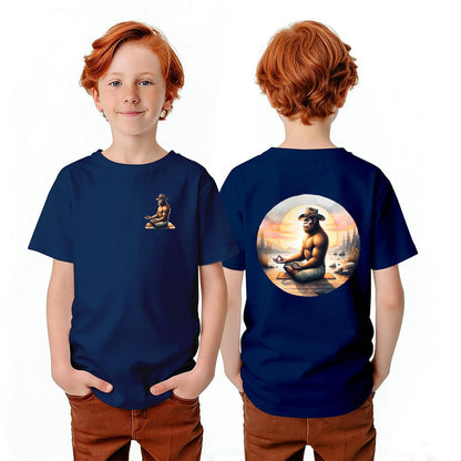 Bigfoot Sasquatch Designs, Kid’s Double Sided Gildan 5000B T Shirt