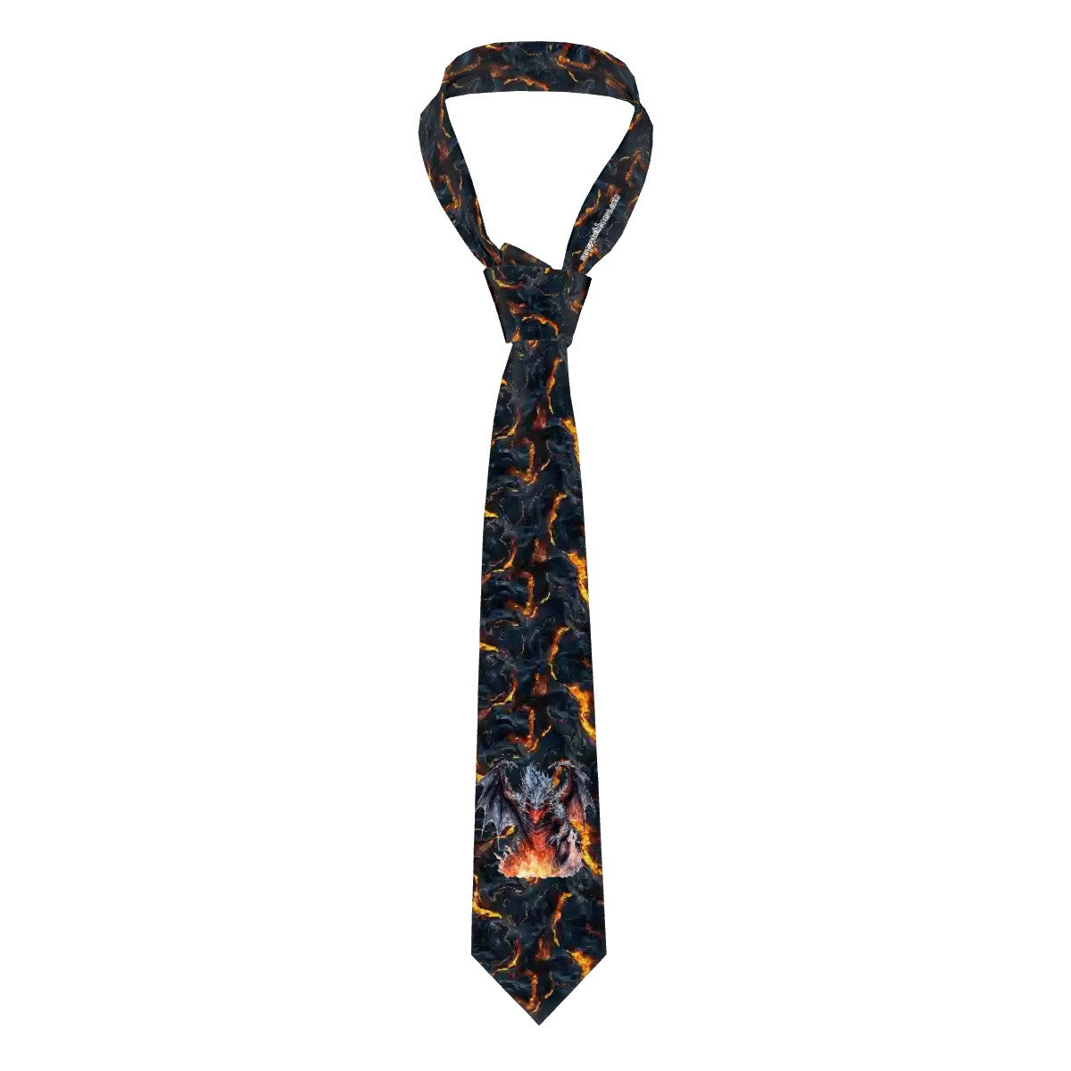 Dragon & Lava, Silky Polyester Dapper Neck Tie