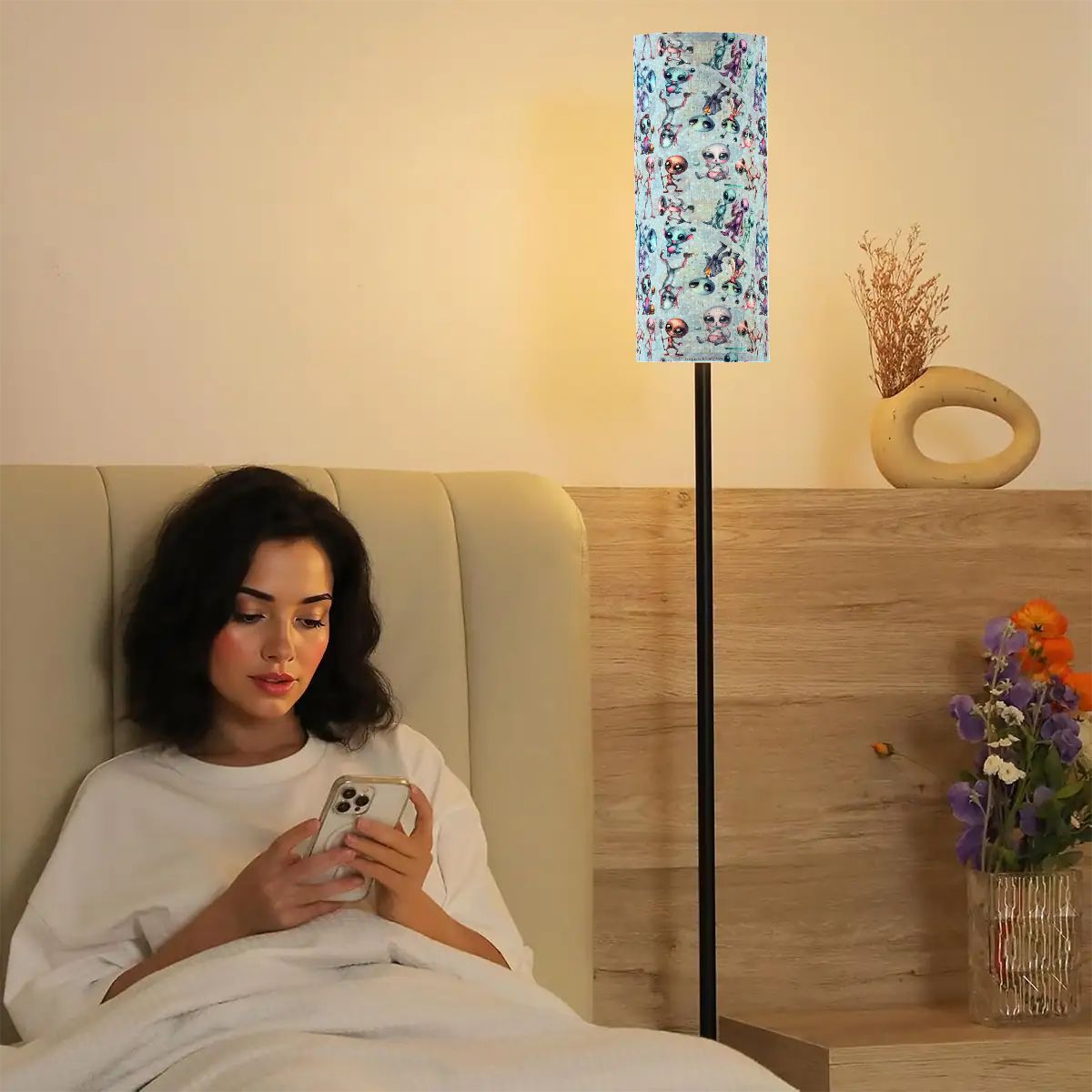 8 Alien Designs, Floor Lamp Modern Standing Lamp (Made in USA)
