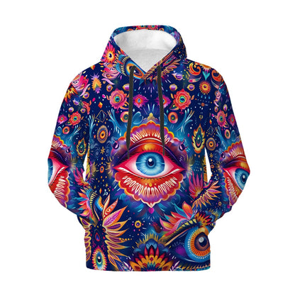 Psychedelic Eyeball Zip Up Hoodie