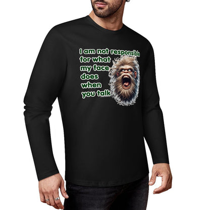 Bigfoot - Sasquatch Cotton Unisex Long Sleeve T-shirt