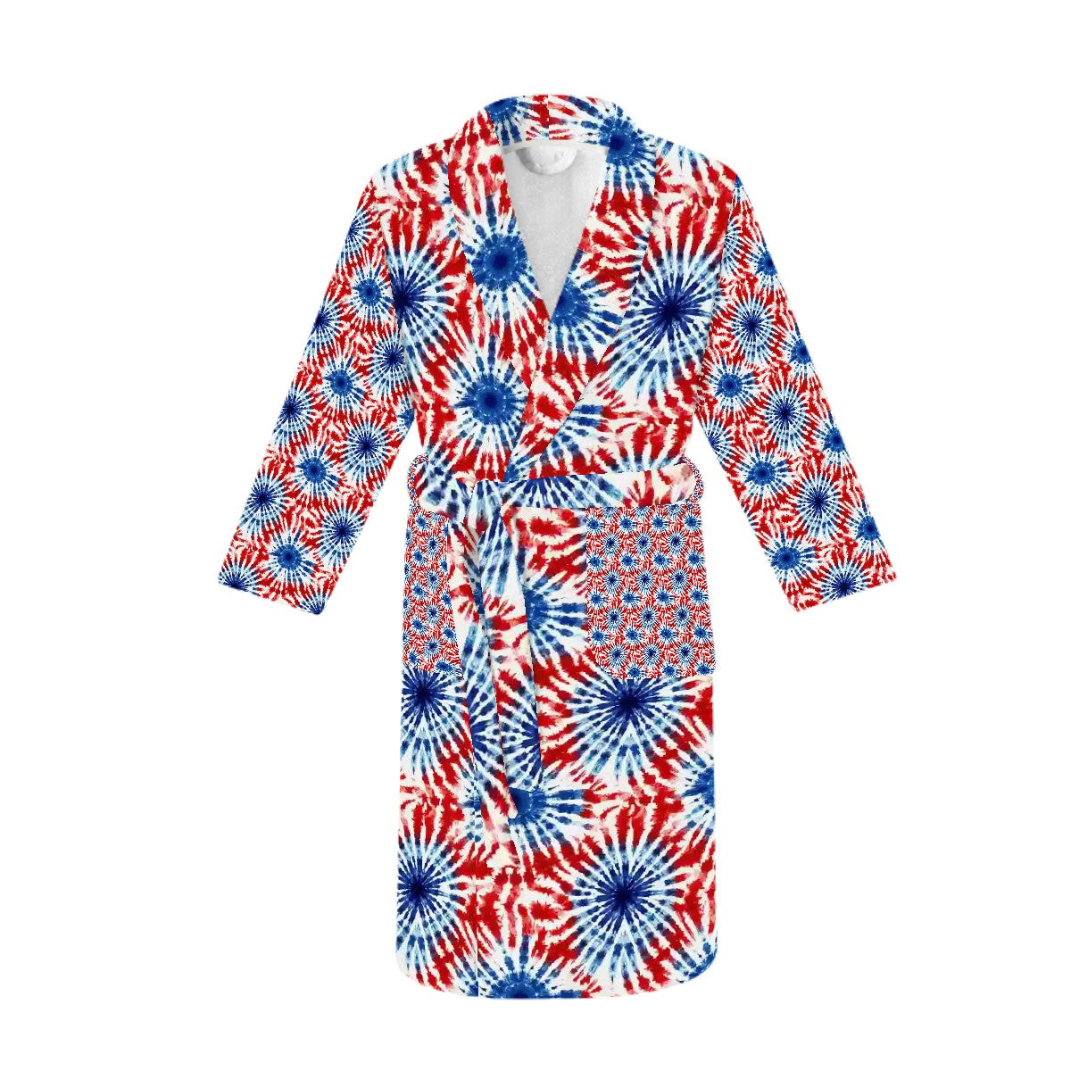 19 Tie-Dye Designs, Polyester Bath Robe