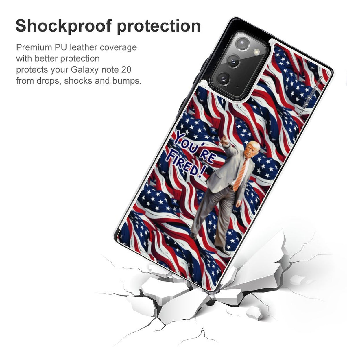 Samsung Note 20 Flip Phone Cases / wallet - Donald Trump "You're Fired"