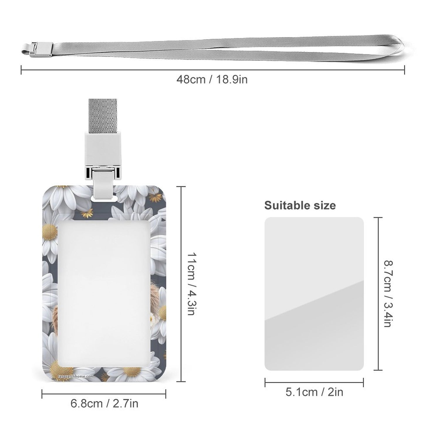 Durable Double Sided Badge Holder