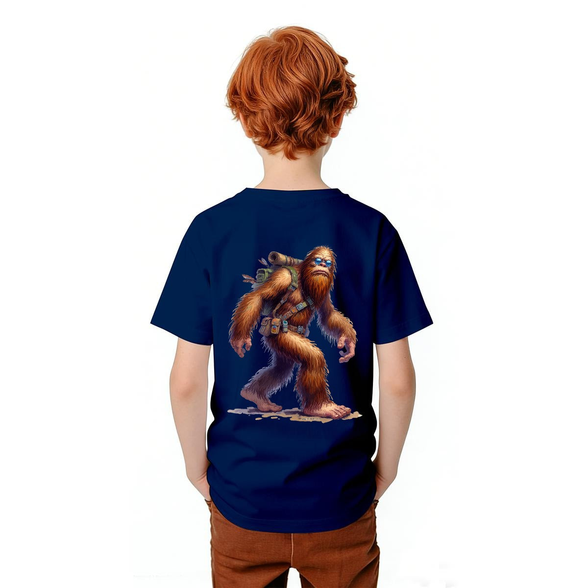 Bigfoot Sasquatch Designs, Kid’s Double Sided Gildan 5000B T Shirt