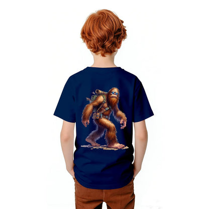 Bigfoot Sasquatch Designs, Kid’s Double Sided Gildan 5000B T Shirt