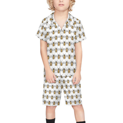 Bumble Bee Design Children's Casual Beach Outfit A27TZ (All-Over Printing)