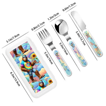 Kids Cutlery Set Straight Handle