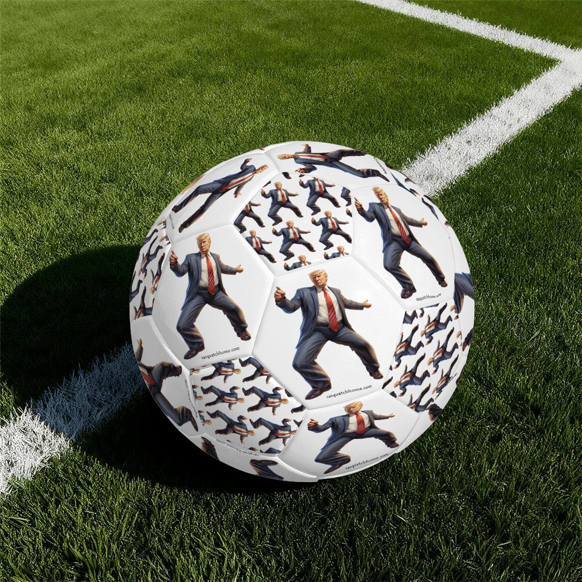 8.5 Inch Training Soccer Ball Donald Trump Dancing