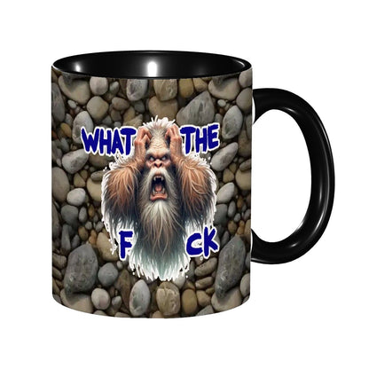 "WTF" Sarcastic Sasquatch Collection 11.2 Oz Ceramic Coffee Mug