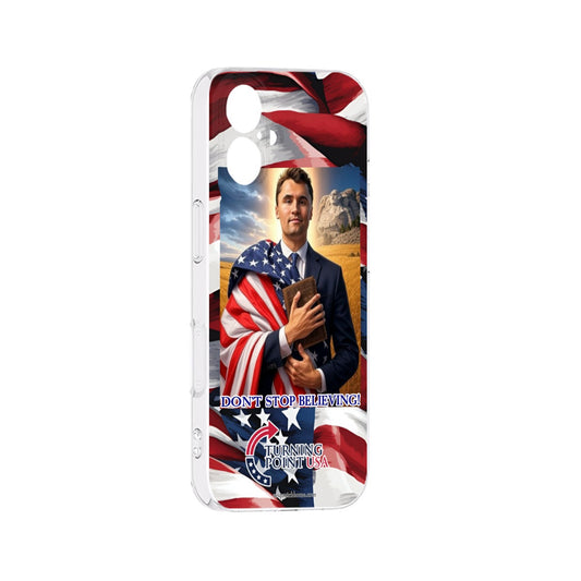 Charlie Kirk, "Don't Stop Believing", IPhone 17 Series (4 models) TP Cell Mobile Phone Case