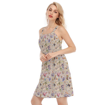 6 Fairy Designs, Woman’s Sleeveless Cami Dress