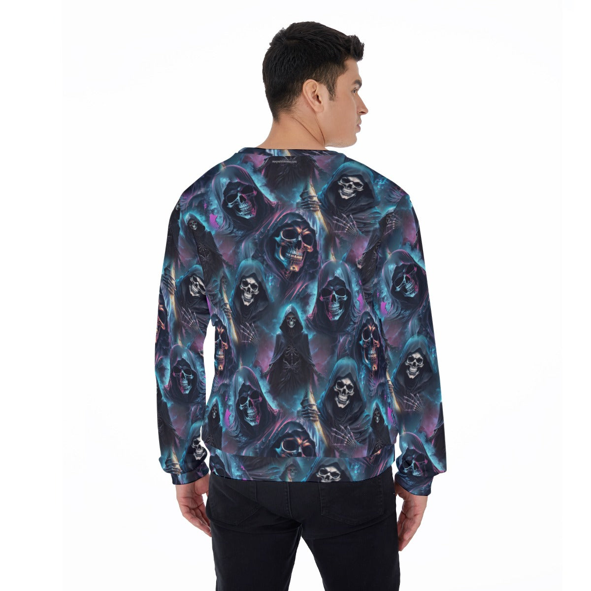 Grim Reaper, Men’s Polyester Thickened Sweater