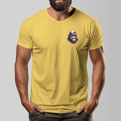 Bigfoot, Sasquatch "Disinformation" Cotton Short Sleeve Double Sided T-shirt