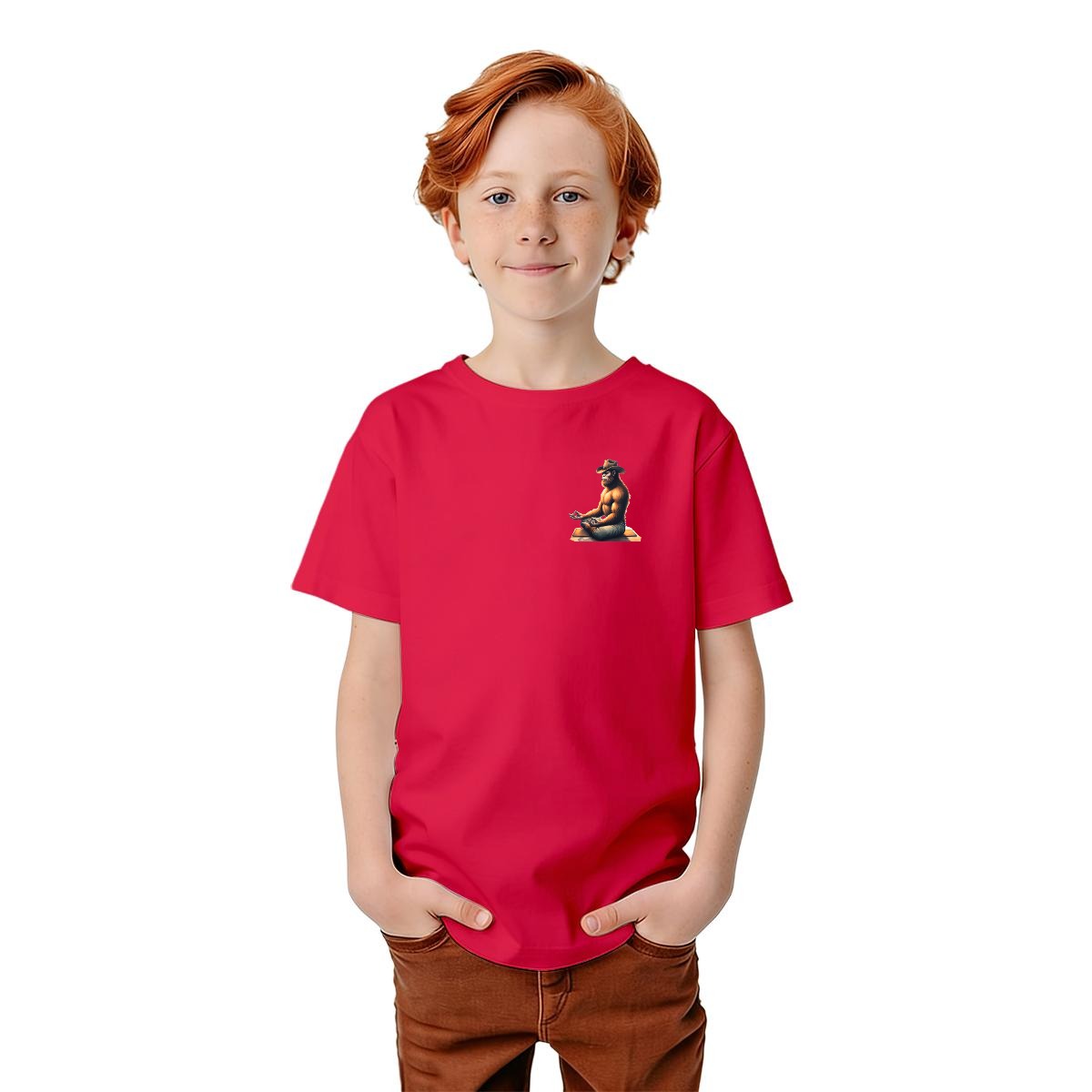Bigfoot Sasquatch Designs, Kid’s Double Sided Gildan 5000B T Shirt