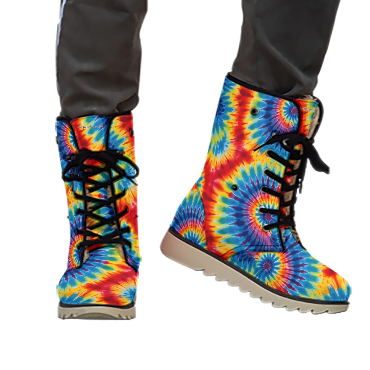 19 Tie Dye Designs, Women’s Plush Velvet Lined Boots