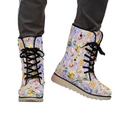 6 Fairy Designs, Women’s Plush Velvet Lined Boots