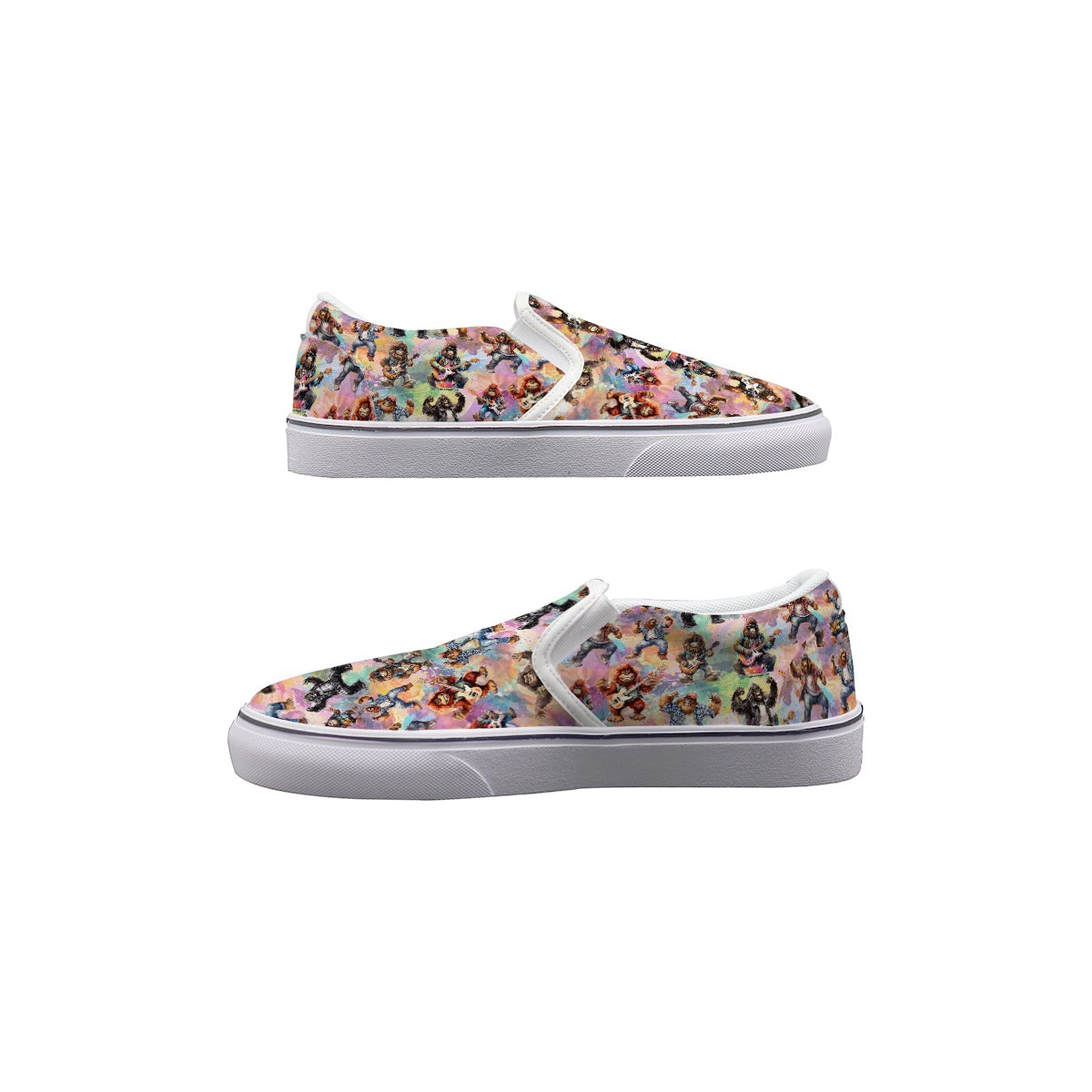 Sasquatch Bigfoot, Women's Slip On Sneakers
