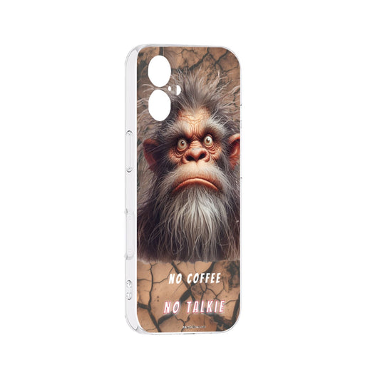 Bigfoot Sasquatch "no coffee, no talkie", IPhone 17 Series (4 models) TP Cell Mobile Phone Case
