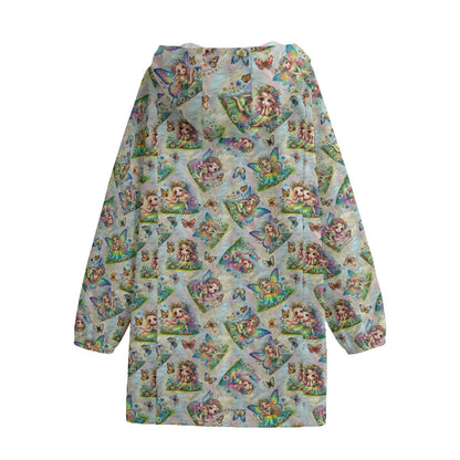6 Fairy Designs, Adult Windbreaker Long Jacket