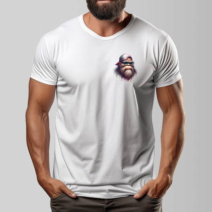 Bigfoot, Sasquatch "There's One In Every Family" Cotton Short Sleeve Double Sided T-shirt