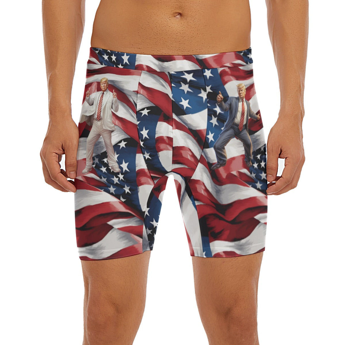 Donald Trump Dancing, Men’s Long Boxer Briefs