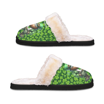 St Patrick Sasquatch, Men’s Plush, Fuzzy Slippers
