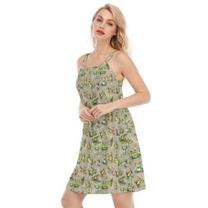 10 Animal Designs, Woman’s Sleeveless Cami Dress