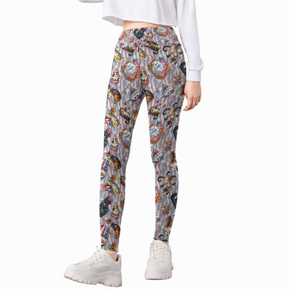 8 Patriotic Designs, Kid’s Stretchy Leggings