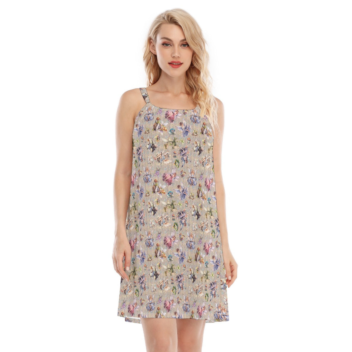 6 Fairy Designs, Woman’s Sleeveless Cami Dress