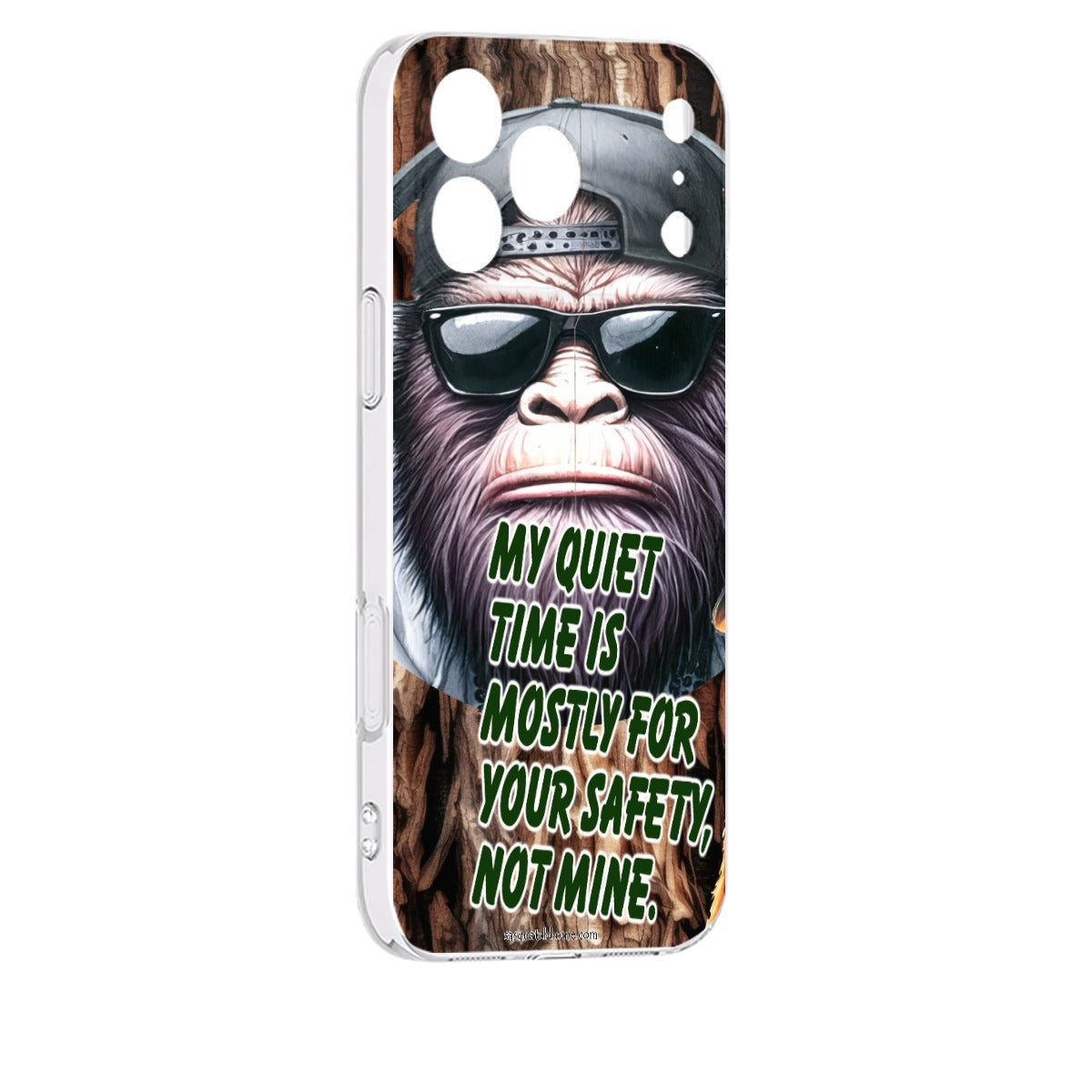 Bogfoot Sasquatch "my quiet time.."  IPhone 17 Series (4 models) TP Cell Mobile Phone Case