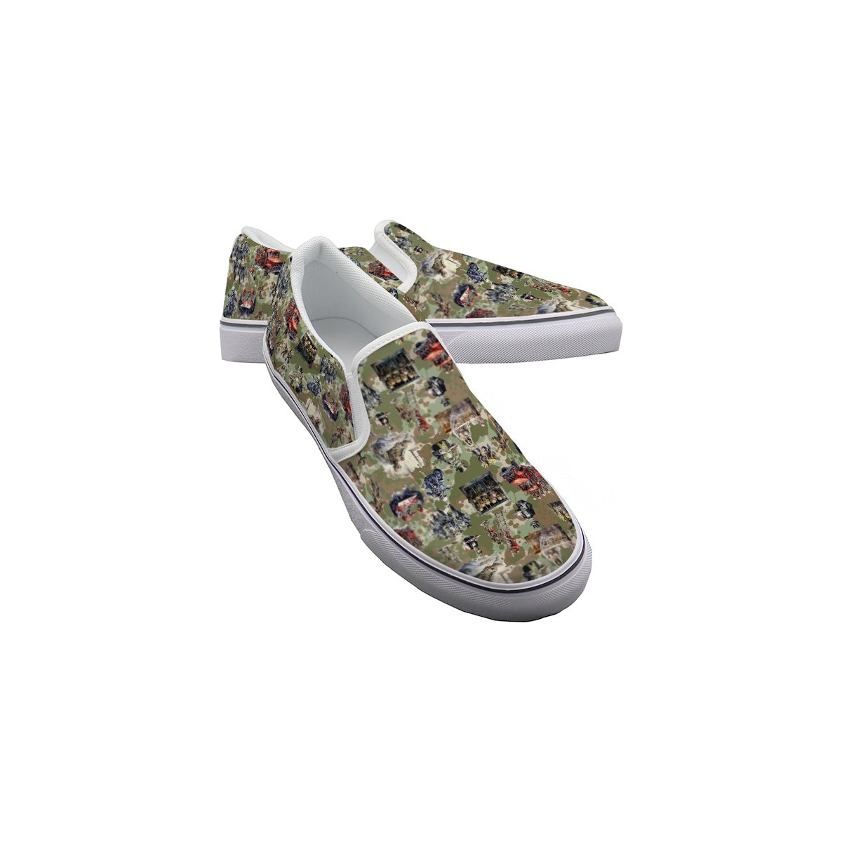 10 Misc Designs, Men's Slip On Sneakers
