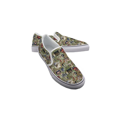 10 Misc Designs, Men's Slip On Sneakers