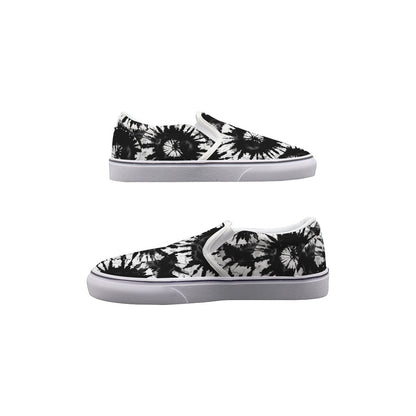 Tie Dye Themed Men's Slip On Sneakers